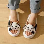 Moo Moo Fun Cow Slippers